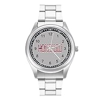 Honolulu Hawaii Flag Men's Bracelet Watch Business Dress Quartz Watches Wrist Watch for Women Gift