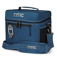 RTIC 15 Can Everyday Cooler, Soft Sided Portable Insulated Cooling for Lunch, Beach, Drink, Beverage, Travel, Camping, Picnic, for Men and Women