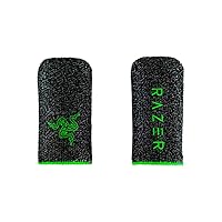 Razer Gaming Finger Sleeve - Non-Slip Finger Sleeve for Mobile Gaming (Lightwight and Breathable, Smooth and High Sensitivity Fabric, Wide Compatibility and Universal Fit) Black and Green