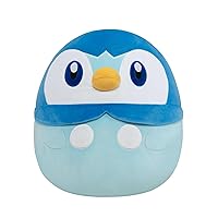 Squishmallows Pokemon 20-Inch Piplup Plush - Add Piplup to Your Squad, Ultrasoft Stuffed Animal Medium Plush, Official Kelly Toy Plush