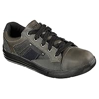Skechers Boys' Relaxed Fit Maddox Decoy Sneaker Charcoal/Black