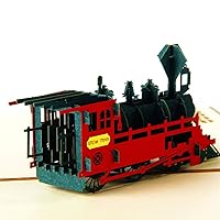 3D For Retro Train Greeting Card Thanks Message Bless Cards For Birthday Christmas Wedding Party Handmade Crafts Drain Basket Vegetable Washing Drain Basket Sink Drain Basket Kitchen Drain Bowl