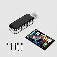 Wireless Apple Carplay Adapter: Online Update Carplay Wireless Adapter for Factory Wired Apple Carplay Auto Connect Wireless Carplay Converts Cars from 2017 & iOS 13+, 3 Adapters