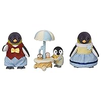 Penguin Family - Set of 4 Collectible Doll Figures for Ages 3+