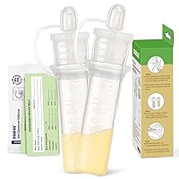 haakaa Colostrum Collector Syringes for Breastmilk Collector for Breastfeeding Moms to Collect Store and Feed Colostrum, 0.1oz/4ml, 2pcs