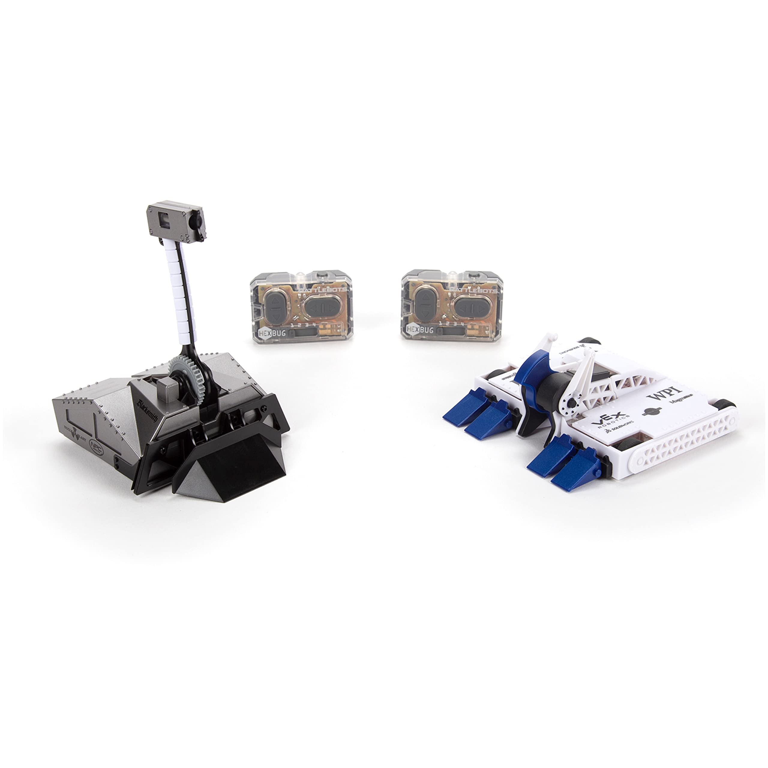 HEXBUG BattleBots Rivals 4.0 (Blacksmith and Biteforce), Remote Control Robot Toys for Kids, STEM Toys for Boys and Girls Ages 8 & Up, Batteries Included