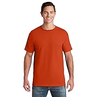 Jerzees Dri-Power Mens Active Pocket T-Shirt Large Burnt Orange