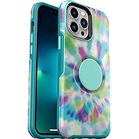 OtterBox iPhone 13 Pro Max & iPhone 12 Pro Max Otter + Pop Symmetry Series Case - DAY TRIP (Graphic), Integrated PopSockets PopGrip, Slim, Pocket-Friendly, Raised Edges Protect Camera & Screen