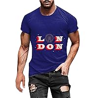 Men's American Flag T-Shirts 3D Printed Graphic Tees Short Sleeve Tops USA Flag Shirt