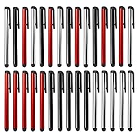 Premium 30 Pack Stylus Compatible with Raspberry Pi Zero Custom Digital Slim Touch Pen for Your Capacitive Touch Screen! (Silver)