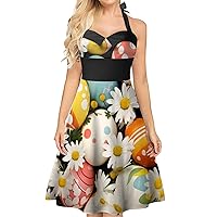 Women Casual Loose Boho Floral Dresses Twist Knot Front Short Sleeve Long Maxi Vacation Beach Tiered Sun Dresses