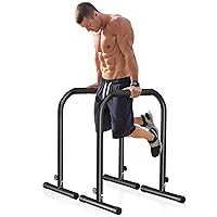 Wesfital Dip Bar, Adjustable Dip Stand Station for Home Workout, Heavy Duty Parallel Bars Workout Equipment for Strength Training