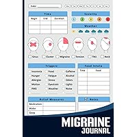 Migraine Journal: Your Personal Headache Tracker Logbook To Record Chronic Migraines, Cluster, Tension, Neck, TMJ and Sinus Headaches