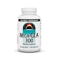 Mega-GLA 300 - Borage Seed Oil That is Hexane-Free - 120 Softgels
