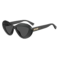 Moschino MOS076/S Black/Grey 55/16/140 women Sunglasses