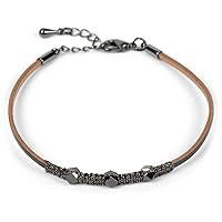 styleBREAKER Ladies bracelet with cube decoration and lobster clasp, bracelet, bracelet, jewellery 05040183