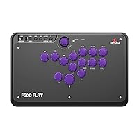 MAYFLASH F500 FLAT Fight Stick All Button Arcade Controller for PS4, PC, Xbox Series S/X, Xbox One, Switch, Steam Deck, macOS, Android, Raspberry Pi, NEOGEO mini and more