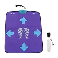 Dance Mat,Gift for 3 to 12 Year Old Girls Boys,Music Dance Pad Soft Prevent Slip,Dance Game Toy Gift PU Electronic Dance Mat,for Children(Purple)