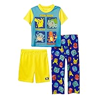 Pokemon Boys' Polyester Pajama Set