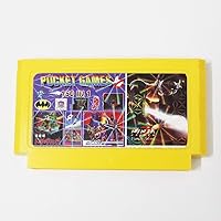 Game cartridge 150 In 1 No Repeated 60 Pins Game Card For 8 Bit D99 Game Player 10Pcs/Lot Yellow