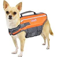 Coleman Pet Flotation Vest for Pool Boat Beach Lake X-Small (4.25'' x 9.5 x 3.25 in)