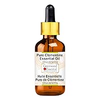 Pure Clementine Essential Oil (Citrus Clementina) with Glass Dropper Steam Distilled 10ml (0.33 oz)
