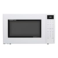 Sharp SMC1585BW 1.5 cu. ft. Microwave Oven with Convection Cooking, Auto Defrost in White