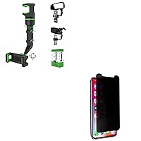 TooCust Multifunctional Rearview Mirror Phone Holder& [2 Pack] iPhone 11 Screen Protector