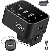 Godox X3 S x3s x3-s TTL Wireless Flash Trigger for Sony Camera,OLED Touchscreen Flash Transmitter,Built-in Lithium Battery Support Quick Charge，(Godox Xpro-S/XProII-S/X2T-S/Upgrade Version)