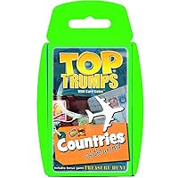 Top Trumps Countries of the World Classic Card Game, learn about countries including China, United Kingdom and USA in this educational pack, gift and toy for boys and girls aged 6 plus
