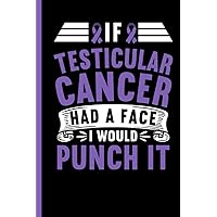 If Testicular Cancer Had A Face I Would Punch It - Testicular Cancer Treatment Planner / Journal: Undated 12 Months Treatment Organizer with Important ... Appointment Overview and Symptom Trackers