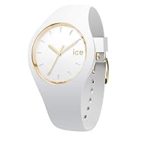 ICE-Watch - ICE Glam White - Women's Wristwatch with Silicon Strap