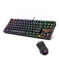 Redragon Wired Gaming Mouse and TKL Mechanical Keyboard