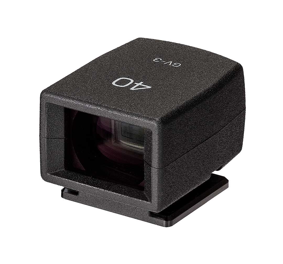 RICOH External Mini Finder GV-3 [Compatible Model: RICOH GR IIIx] [Optical viewfinder with a 40 mm Angle of View Attached to The hot Shoe] [Field of View Approx. 85%] [Manufacturer Warranty 1 Year