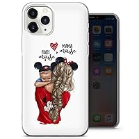 Super Mom Mother Phone Case Family Baby Love Clear Soft Gel Cover for iPhone 12 Pro Max - design 4 - A14