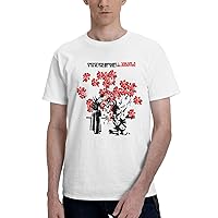 Rock Band T Shirt Mens Fashion Short Sleeve Tops Summer Casual Tee