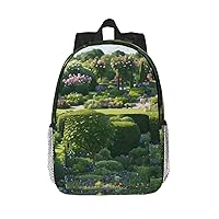 Full Of Plants Backpack Lightweight Casual Backpack Double Shoulder Bag Travel Daypack With Laptop Compartmen