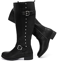 Luoika Women's Extra Wide Calf Knee High Boots, Wide Width Winter Tall Boots.