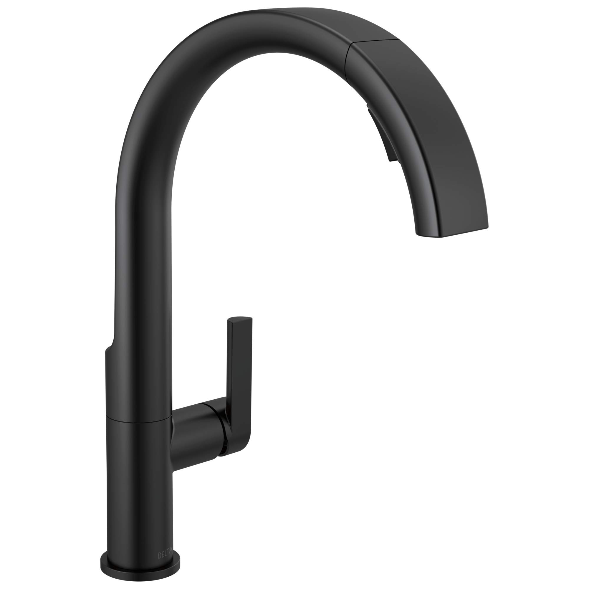 Delta Faucet Keele Matte Black Kitchen Faucet Black, Kitchen Faucets with Pull Down Sprayer, Kitchen Sink Faucet, Faucet for Kitchen Sink, Magnetic Docking Spray Head, Matte Black 19824LF-BL