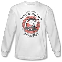 Bruce Lee - Mens Jeet Kune Long Sleeve Shirt in White