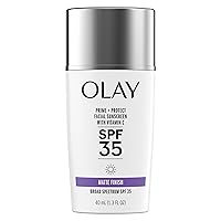 Prime & Protect SPF 35 Face Sunscreen, 40 mL (1.3 FL OZ), Matte Finish SPF Makeup Primer and Lightweight Sunscreen for All Skin Types