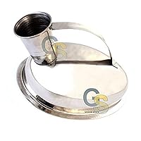 STAINLESS STEEL HOSPITAL URINAL MALE VERTICAL by G.S ONLINE STORE