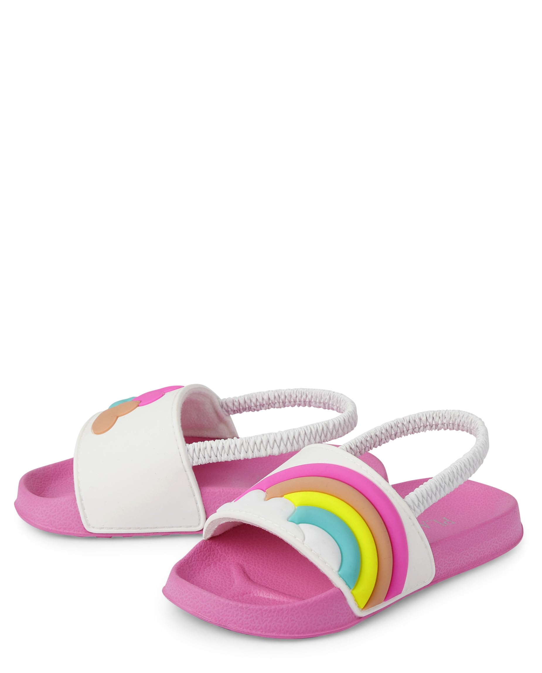 The Children's Place Girl's Baby Toddler Everyday Slide Sandals with Backstrap