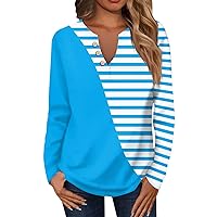 Cute Tops Hawaiian Shirts for Men Tees June Birthday Shirts for Women Blouses for Women Fashion 2024 Lace Top Black and White Striped Shirt Summer Tops for Women Bowling Turquoise L