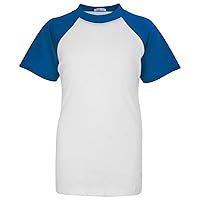 A2Z Kids Boys Girls T Shirt Plain Baseball Short Raglan Sleeves Sports T-Shirt 2-13Y