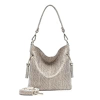 [YorEm] TOP FORWARD Genuine Leather Shiny Pattern Embossed Women Shoulder Bag Women Daily Handbag