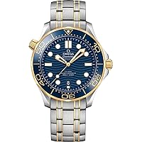 Omega Seamaster Sedna Blue Dial Steel and 18kt Yellow Gold Watch 210.20.42.20.03.001