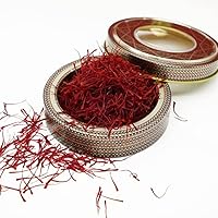 (5 Gram) Fire Red Spanish Saffron, Natural And Organic, Grade A+ Quality, Natural Color - Natural Aroma - Natural Smell - Super Negin