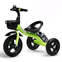 BicycleBaby Carriage Child Car Baby Bike Boy and Girl Playing Indoor and Outdoor Combination 4 Color Options Children's Tricycle (Color : Red) (Color : Green)