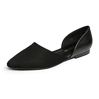 DREAM PAIRS Women's Elegant Dressy Flats Shoes Pointed Toe Casual Comfort Slip on Walking Flats for Women